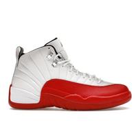Air Jordan 12 Retro Cherry 2023 Unisex Sportbačiai Balti Metališkai-Sidabriniai Varsity-Raudoni CT8013-116 44.5 white