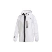 Adidas Laisvalaikio Sportinis Vėjui Atsparus Su Gobtuvu Striukė Vyriškos Striukės Baltos DZ0054 M white