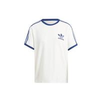 Adidas Originals dryžuoti laisvi trumparankoviai marškinėliai moterims Balti IT9842 S