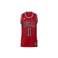 Adidas Chicago Bulls Derrick Rose 1 Gerbėjo Edition Krepšinio marškinėliai Vyriški marškinėliai Raudoni M86192 M