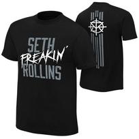 Wwe Drabužiai Trumpomis Rankovėmis Išvaizdos Drabužiai Seth T-shirt Rollins Varžybų Drabužiai Vyriški Sporto Gerbėjai Sportas Kritęs Viršus S