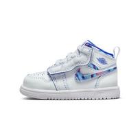 Jordan Air 1 Mid Alt Se Retro Patogūs kvėpuojantys vidutinio aukščio vaikščiojimo bateliai Kūdikio sportbačiai Balti Mėlyni DX1705-140 22