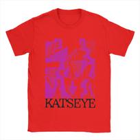 Violetiniai Grunge Mergaitiški Katseye Kpop Unisex Marškinėliai Juokingi Marškinėliai Trumpomis Rankovėmis Apvalia Kaklo Iškirpte 100% Medvilnės Dovana Viršutiniai Drabužiai S