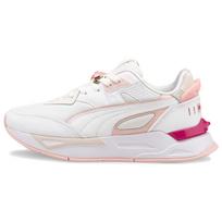 Puma Mirage Sport Crystal Low Top Lifestyle Sneakers Women sneakers White Pink 383321-01 35.5