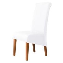Aukšto atlošo ir universalus kėdės užvalkalas valgomajam, viešbučiui, XL, M dydžio, T žakardo, itin didelis, tampri elastano, skalbiamas XL size (60-75cm)