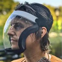 Apsauga nuo rasojimo pilnas veido skydelis su apsauga nuo purslų ir individualizuoti ant galvos tvirtinami sferiniai akiniai Upgraded 10 Mask Sheets