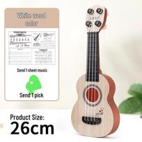 Vaikiška maža ukulėlės gitara - Funkcionalus muzikinis instrumentas berniukams ir mergaitėms