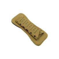 Kvėpuojantis taktinis peties paminkštinimas kuprinė su smūgius sugeriančiu, neslystančiu liemenės dirželiu Pack of 1 chaki