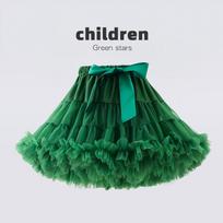 Vaikų princesės tinklinė suknelė-tutuu - Minkštas, pūstas, kvėpuojantis sijonas mergaitėms XS (0-2 years)
