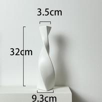 Vintažinė keraminė grindų vaza Modernus minimalistinis meno dekoras viešbučiui, salonui
