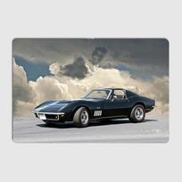 C3 Corvette Stingray Klasikinis Sportinis Automobilis Metalo Ženklas Plakatas Garažas Automobilio Dekoracija Kambario Dekoras Automobilių Klubo Skardinis Ženklas Namų Dekoras 12x8inch20x30cm