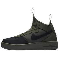 Nike Air Force 1 Ultraforce Patogūs Minkšti Patvarūs Vidutinio Aukščio Sportbačiai Vyriški Sportbačiai Alyvuogių Žalumo AH6746-300 43 black