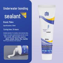 Akvariumo nuotėkio taisymo klijai - Povandeninis sandariklis akvariumams ir baseinams balta 120ml spalva