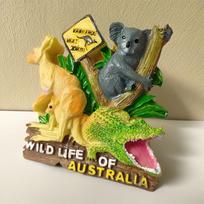 Australija ir Naujoji Zelandija 3D šaldytuvo magnetukas suvenyras