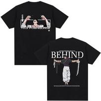 Anime Jujutsu Kaisen Fushiguro Toji Printed T-shirt Men Women Clothing Fashion Hip Hop Oversized T Shirts Cotton Casual T-shirts M