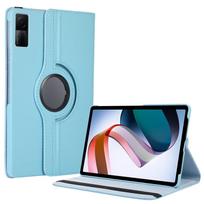 360 laipsnių besisukantis dėklas, skirtas Xiaomi RedMi Pad SE 11 RedMi KPad stovas Laikiklis Dangtelis Xiaomi RedMi pad pad2 PU odos planšetės dėklai RedMi Pad SE 4G 8.7 dangaus mėlyna spalva
