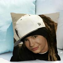 45x45 Tom Kaulitz Pagalvės Užvalkalai Dvipusis Spausdinimas Sofos Komplektai Twin Dydžio Patalynė Dekoratyvinės Pagalvės Svetainei Pagalvė 12x12Inch