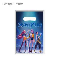 Kpop Demonų Medžiotojų Gimtadienio Šventės Dekoracijos Korėjietiškas Anime Rinkinys Stalo Indai Staltiesė Puodelis Balionas Torto Viršus Mergaitės Dovanų Reikmenys