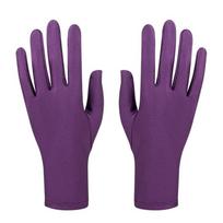 Vienos spalvos apsauginės nuo saulės pirštinės, pilni pirštai, fotografijos rekvizitas, naujos pirštinės, moterims violetinė