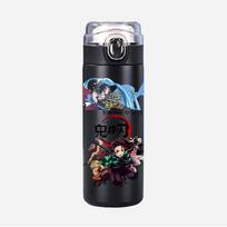 Naujas Anime Demon Slayer spausdintas 400 ml vandens buteliukas Termoso puodelis Nešiojamas nerūdijančio plieno Nepralaidus Kempingo vandens puodelis Vaikų dovanos