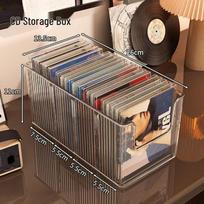 Stalinis CD ir vinilinių plokštelių laikymo ir eksponavimo dėžutė