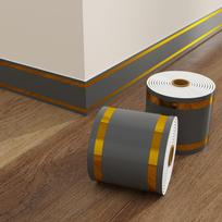 Sustorintas vandeniui atsparus PVC lipnus plytelių imitacijos grindjuostės lipdukas 10cm Wide x 5m Long