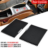 Centrinės konsolės žaliuzės dangtelis Galinis+Priekinis BMW X5 X6 E70 E71 07-14 Puodelio laikiklis Užtrauktukas Centrinės konsolės žaliuzė Section A