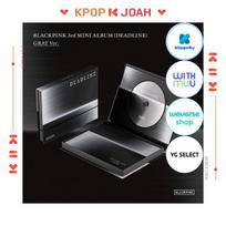 [POB] BLACKPINK [TERMINAS] 3-iasis mini albumas (Pilka versija) GRAY ver. (NO POB)