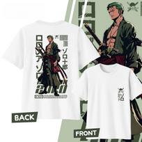 Anime One Piece Roronoa Zoro Medvilniniai Marškinėliai 2026 Vasaros Mados Atsitiktiniai Oversized Trumpomis Rankovėmis Marškinėliai Streetwear Unisex 4XL