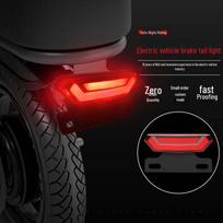 LED galinis žibintas elektriniams dviračiams: Važiavimas naktį, Posūkių rodikliai, Stabdžių žibintas, Sulankstomi elektriniai dviračiai red