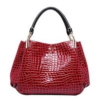 SCIONE odinis raštas moteriškas krepšys Europe American Trend Big Bag Paprasta laukinė rankinė Korėjietiška moteriška rankinė raudona