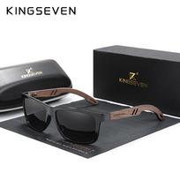 KINGSEVEN prekės ženklo dizainas TR90+graikinio riešuto medžio rankų darbo akiniai nuo saulės Vyriški poliarizuoti akinių priedai Akiniai nuo saulės sutvirtinti vyriai M