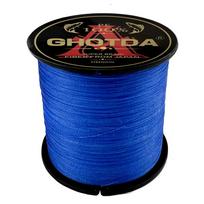 GHOTDA 300M pintas žvejybos valas 4 sruogų PE valas pintas daugiagijinis žvejybos valas 10 12 18 28 35 40 50 60 80 100 120 LB 10lb mėlyna