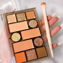 Dvylikos spalvų akių šešėlių paletė Pearlescent Matte Sequins akių šešėliai 01#