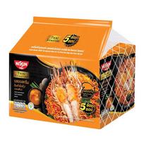 Nissin greitai paruošiamų makaronų tailandietiškas Tom Yum krevečių pastos kreminio padažo skonis (Sausas tipas) 71 g. x 5 / 10 / 15 / 20 vnt 71 g. x 5 pcs