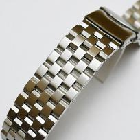 Šlifuoto nerūdijančio plieno laikrodžio apyrankė 18mm 20mm 22mm 24mm kieto metalo pakaitinė apyrankė vyriška juoda sidabrinė laikrodžio apyrankė 18mm sidabras