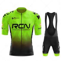 Rcn Bicicltas Džersio Rinkinys Kvėpuojantis Dviračio Uniforma Greitai Džiūstanti Važiavimo Dviračiu Apranga MTB Drabužiai Maillot Ropa Ciclismo Dviračio Marškinėliai XS