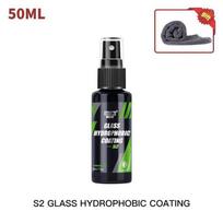 HGKJ S2 nuo lietaus automobiliams Stiklas vandeniui atstumiantis purškiamas ilgalaikis keraminis priekinio stiklo nanohidrofobinis apsauginis sluoksnis 50ml