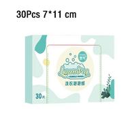 30vnt Formula skalbinių ploviklis Nano Super koncentruotas skalbimo muilas Švelnus skalbimo milteliai lakštai skalbinių valymo produktai 30PCS(7*11)