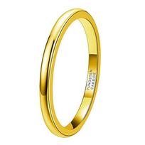 iTungsten 2mm 4mm 6mm 8mm 10mm Paauksuotas volframo žiedas vyrams, moterims, poroms, sužadėtuvių, vestuvių žiedas, madingi papuošalai, patogus prigludimas 4