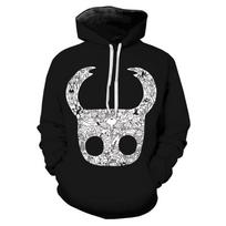 Karštas žaidimas Hollow Knight 3D marginti gobtuvai Vyrai Moterims Madinga Asmenybė Aukštos kokybės Anime Hoodie Harajuku Negabaritiniai megztiniai XL