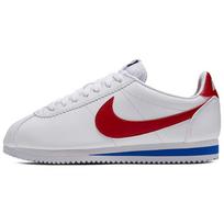 Nike Classic Cortez Odiniai Balti Raudoni Moteriški Kedai 807471-103 38.5