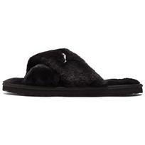 Puma Fluff X Strap Slide Juodi Moteriški Kedai Balti 384936-01 35.5