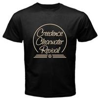 Ccr Creedence Clearwater Revival Rock Legend Black T-Shirt S