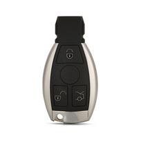 2/3/4 mygtukų nuotolinio valdymo raktų dėklas, skirtas Mercedes Benz W203 W204 W205 W210 W211 W212 W221 W222 automobiliui 3 Buttons