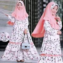 Suknelės mergaitėms, vaikiška musulmoniška suknelė kūdikiams, dviejų dalių maldos mados suknelė Hijab Islamic Abaya ilgomis rankovėmis vientisa linijinė suknele 2–9 metų vaikams 70 juoda