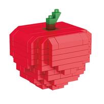 „Pasidaryk pats“ vaisiai, mini statybiniai blokeliai, obuoliai, bananas, vyšnia, 3D modelis, namų puošmena, vaikai, edukacinis surinkimas, žaislai, berniukai, mergaitės, dovanos