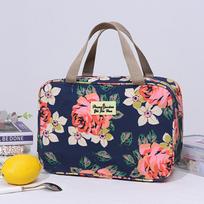 Tualeto reikmenų krepšys, kosmetikos krepšys, nešiojami vandeniui atsparūs kelioniniai pakabinami makiažo plovimo krepšiai raudona