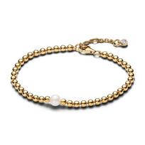 S925 Silver Adjustable ME Link Chain Bracelet Pearl Necklace For Original Women Fashion Jewelry Me Charms DIY Gifts