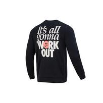 Nike Therma-Fit Crew Long Sleeve Top Men Sweatshirts Black FD4808-010 S